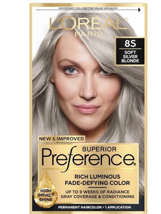 Loreal Paris Other - L'Oreal Paris 8S light silver blonde Superior Preference Fade Defying
Hair Color